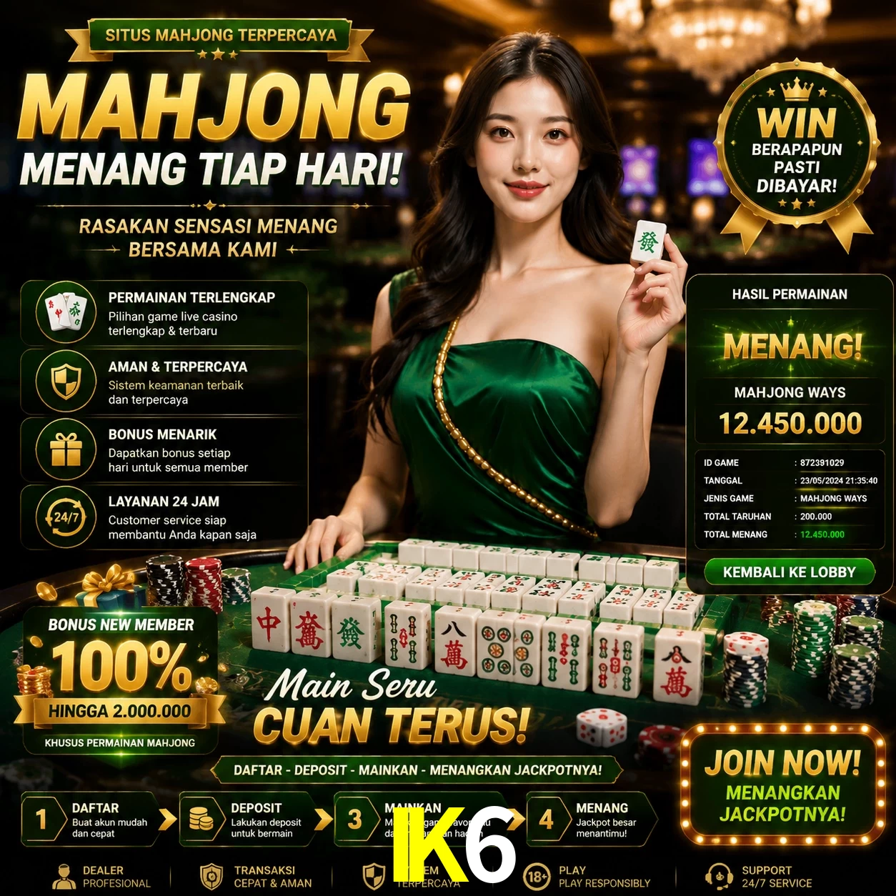 Cashback VIP IK6 - reembolso semanal